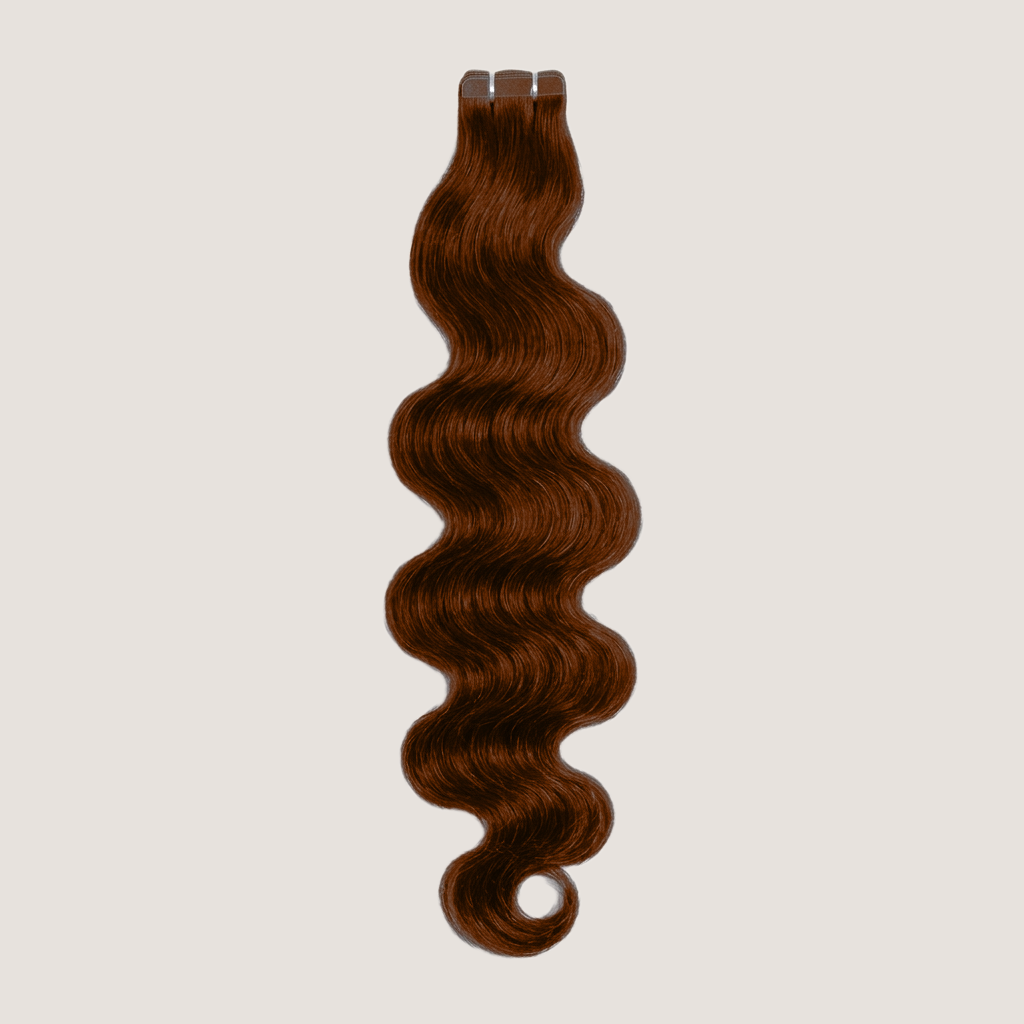 Tape in Extension - Body Wavy 30” Light Chestnut Brown (150g)