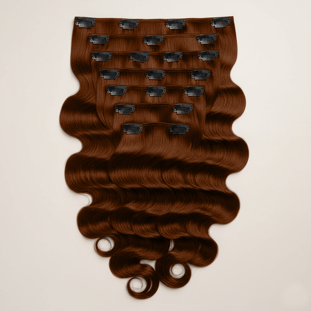 Weft - Body Wavy 20” Light Chestnut Brown
