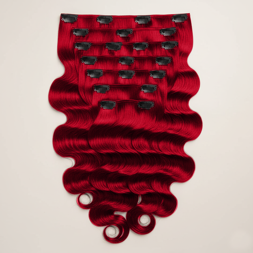 Fusion - Body Wavy 30” Bright Red