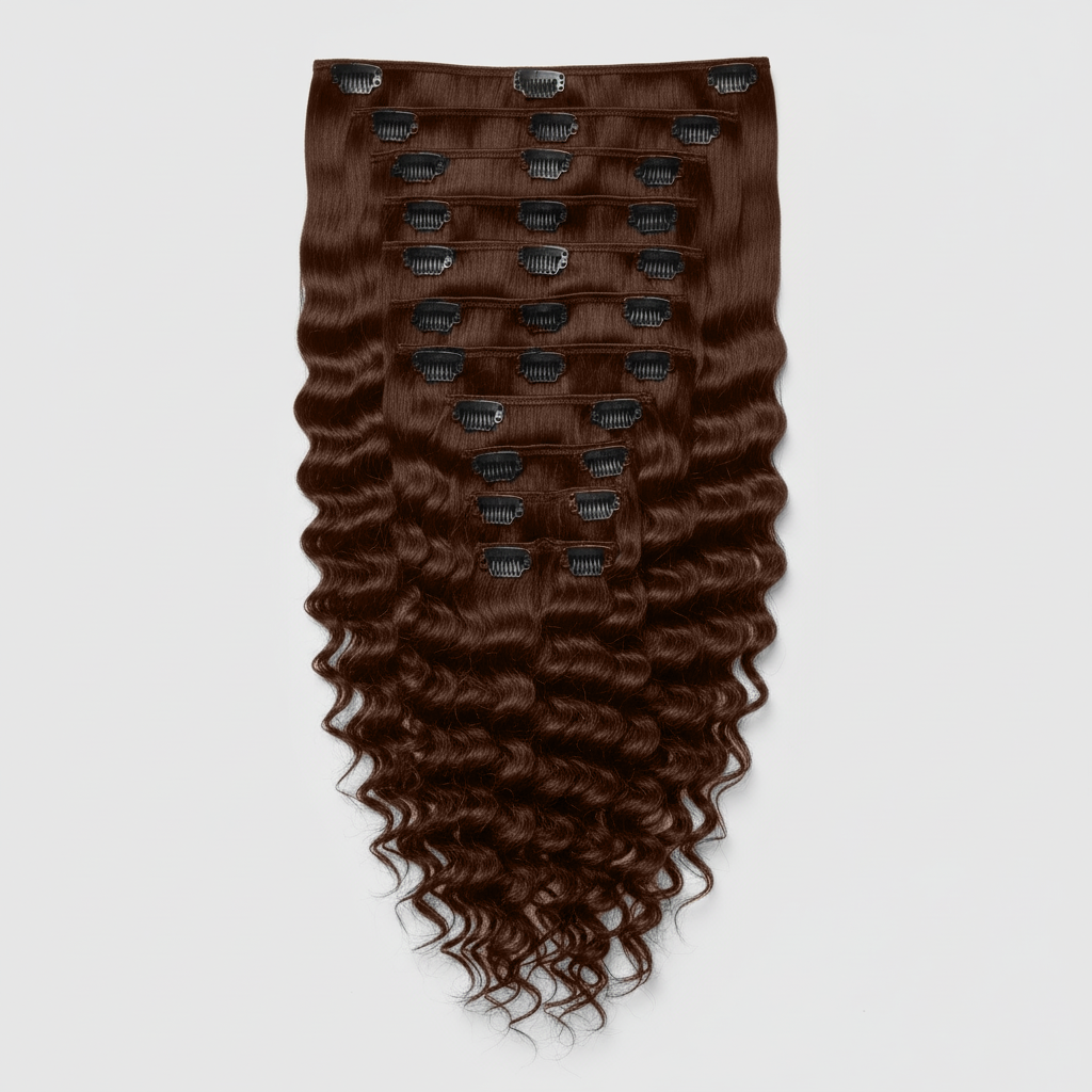 Weft - Deep Curly 32” Light Brown