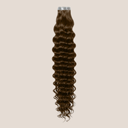Tape in Extension - Deep Curly 26” Medium Brown (100g)