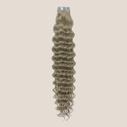 Tape in Extension - Deep Curly 22” Platinum Blonde (150g)