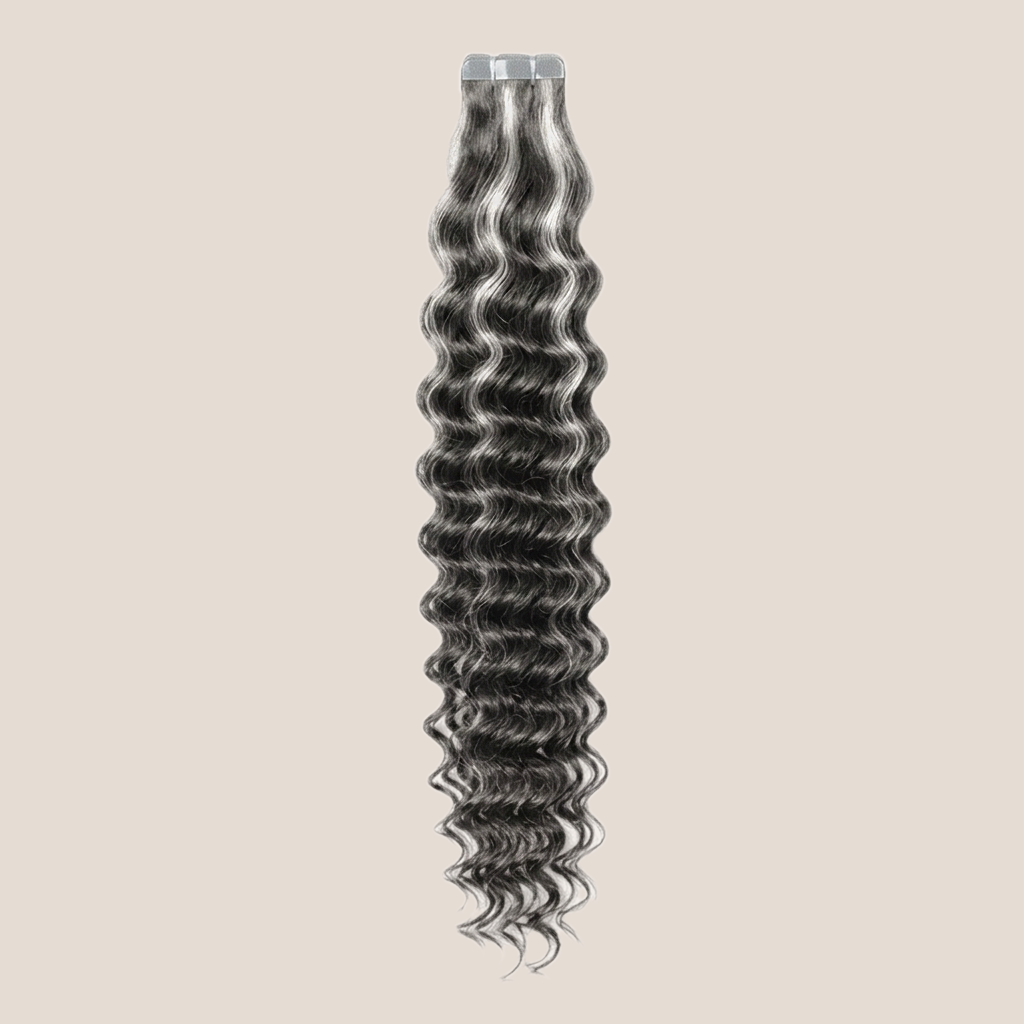 Tape in Extension - Deep Curly 22” Cruella (200g)