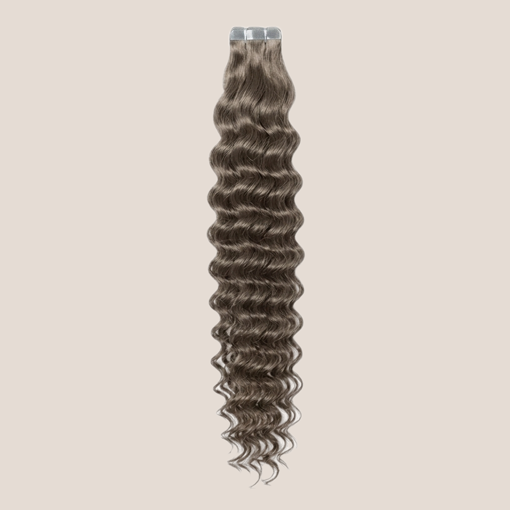 Tape in Extension - Deep Curly 22” Tiramisu (200g)