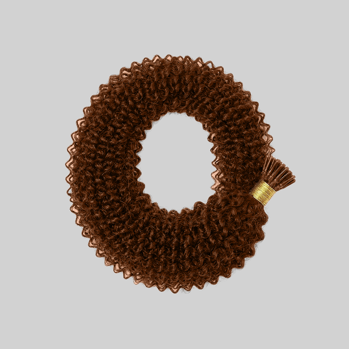 Fusion - Deep Curly 18” Light Chestnut Brown (150g)
