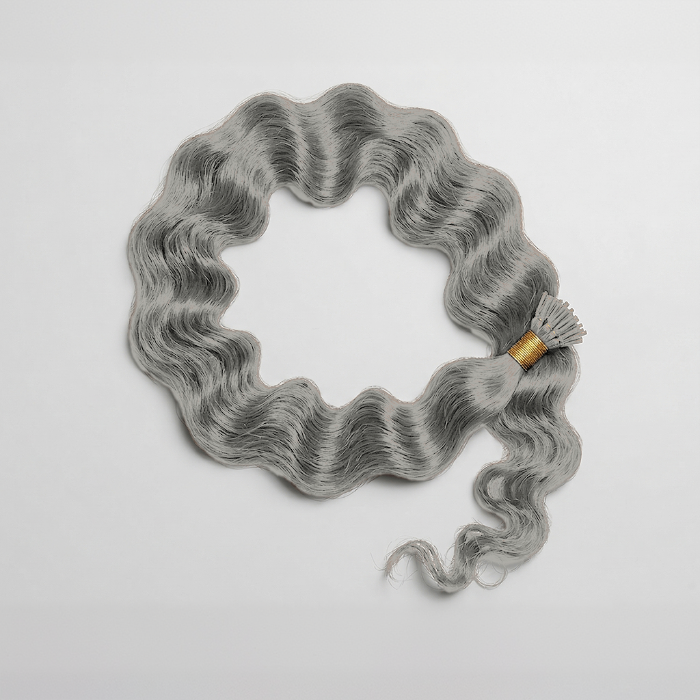 Fusion - Kim K Wavy 16” Silver Blonde (150g)