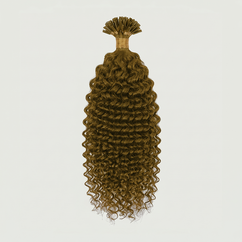 K-Tip - Deep Curly 22” Light Ash Blonde (150g)