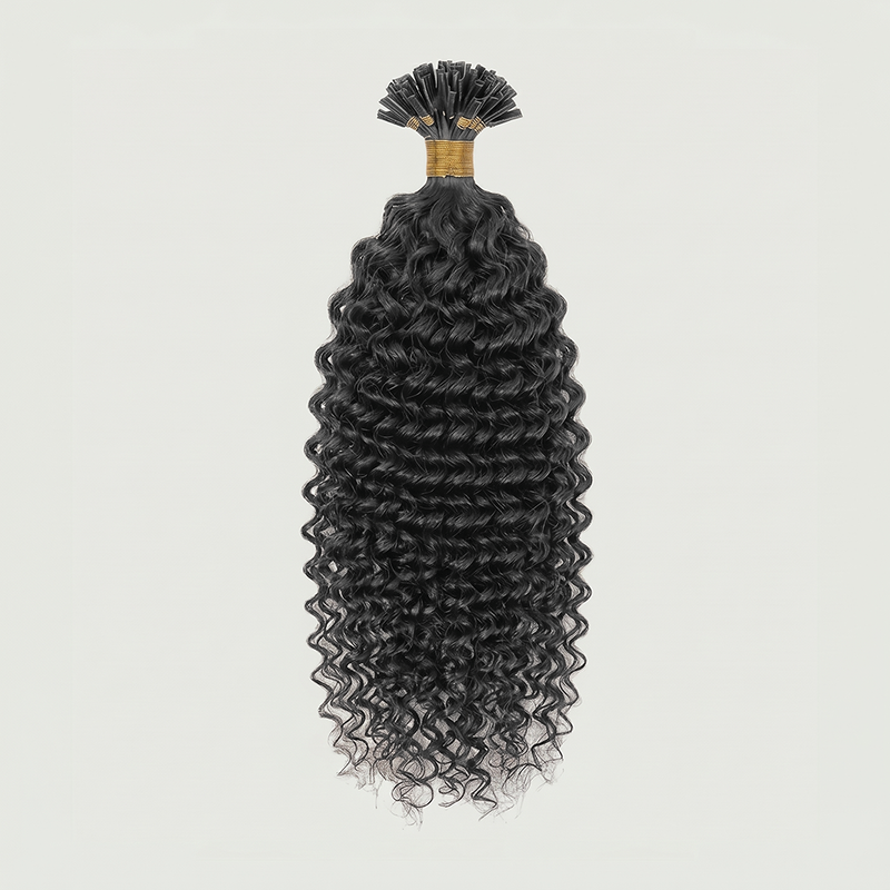 K-Tip - Deep Curly 16” Ash Black (200g)