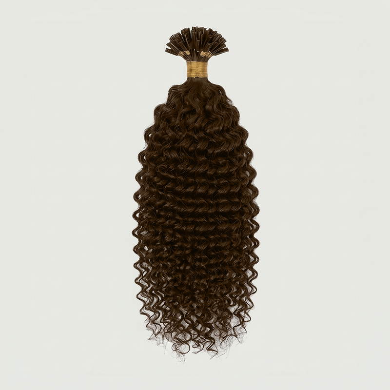 K-Tip - Deep Curly 22” Medium Brown (200g)