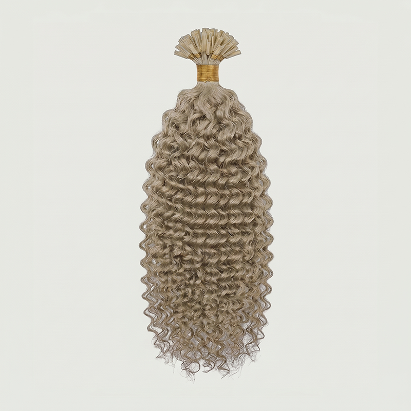 K-Tip - Deep Curly 30” Platinum Blonde (150g)