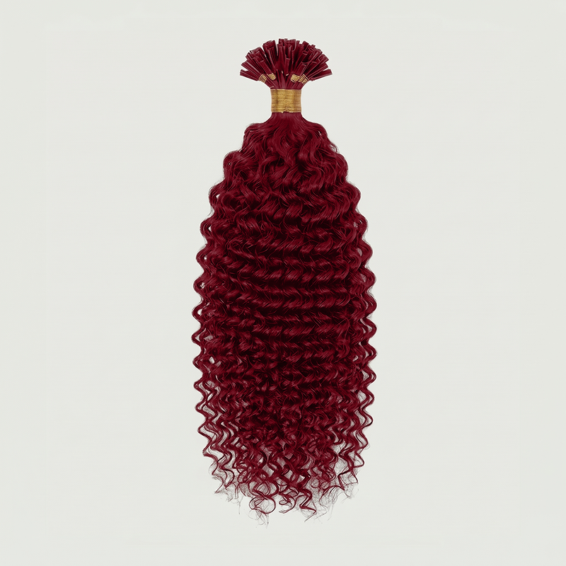 K-Tip - Deep Curly 26” Deep Red (200g)