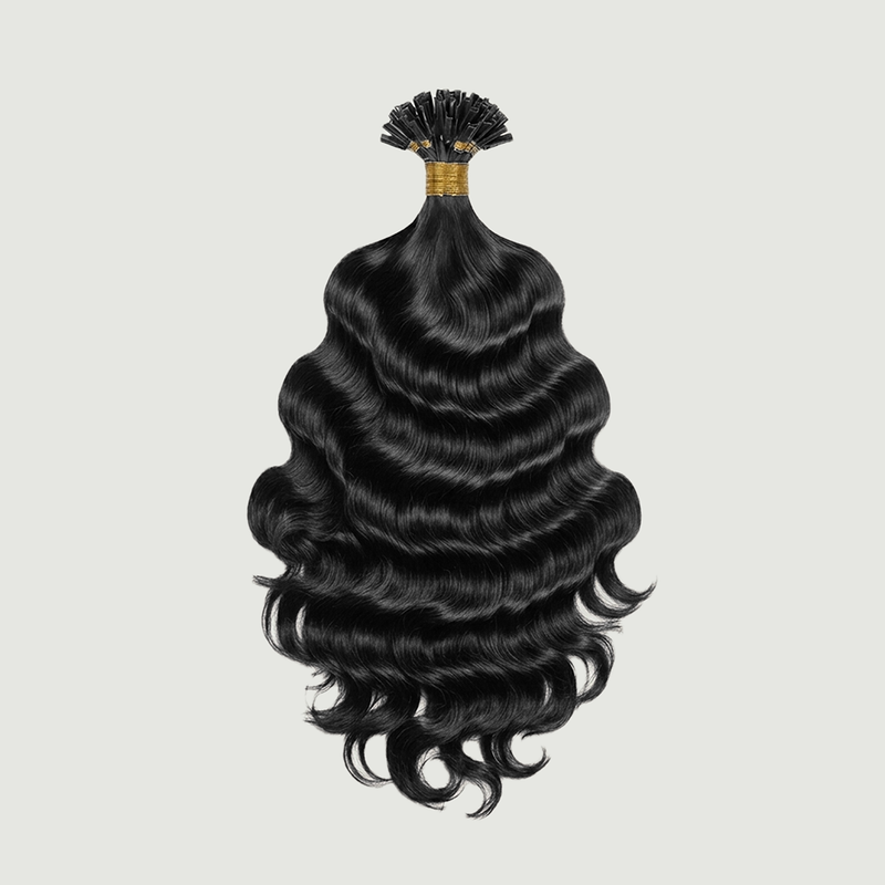 K-Tip - Kim K Wavy 20” Ash Black (200g)