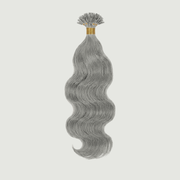 K-Tip - Natural Wavy 20” Silver Blonde (200g)