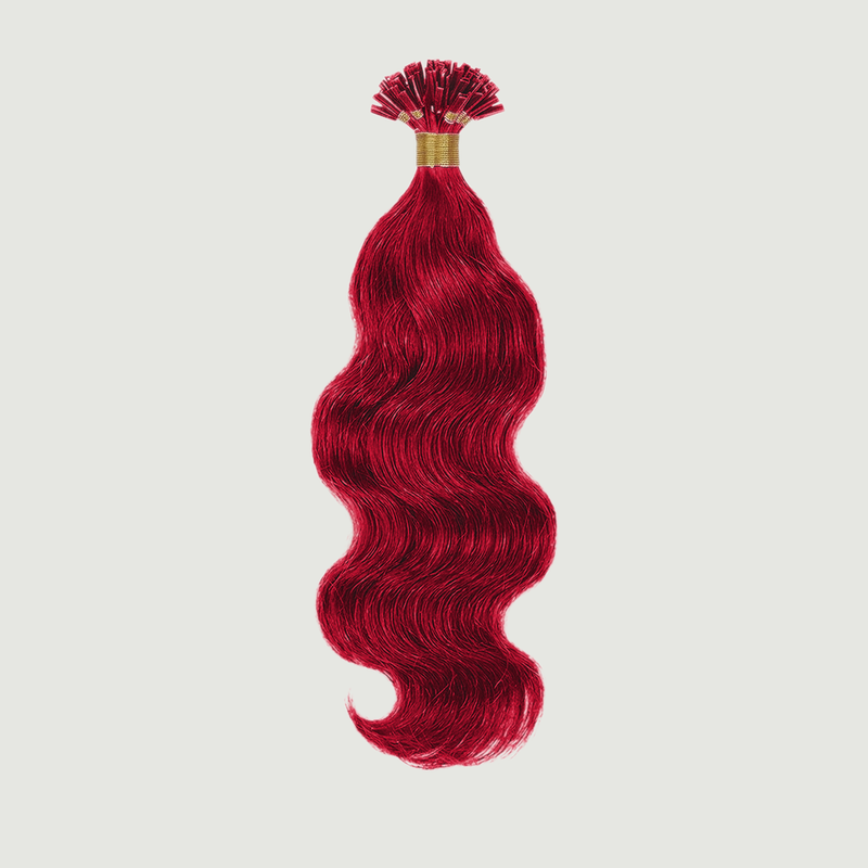K-Tip - Natural Wavy 16” Bright Red (150g)