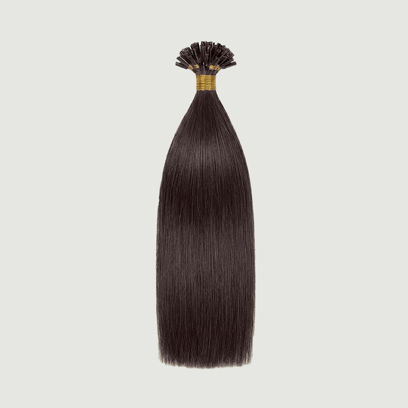 K-Tip - Straight 20” Dark Chestnut Brown (200g)