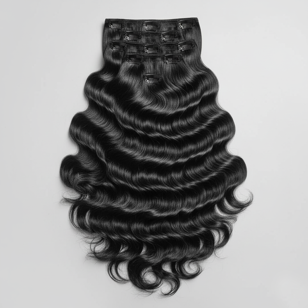 Tape in Extension - Kim K Wavy 26” Ash Black