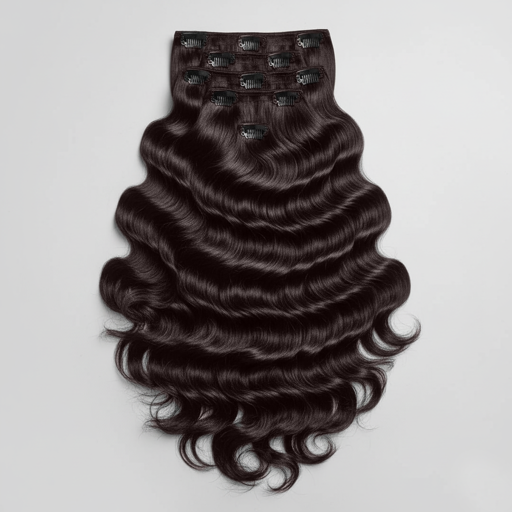 Tape in Extension - Kim K Wavy 18” Dark Chestnut Brown