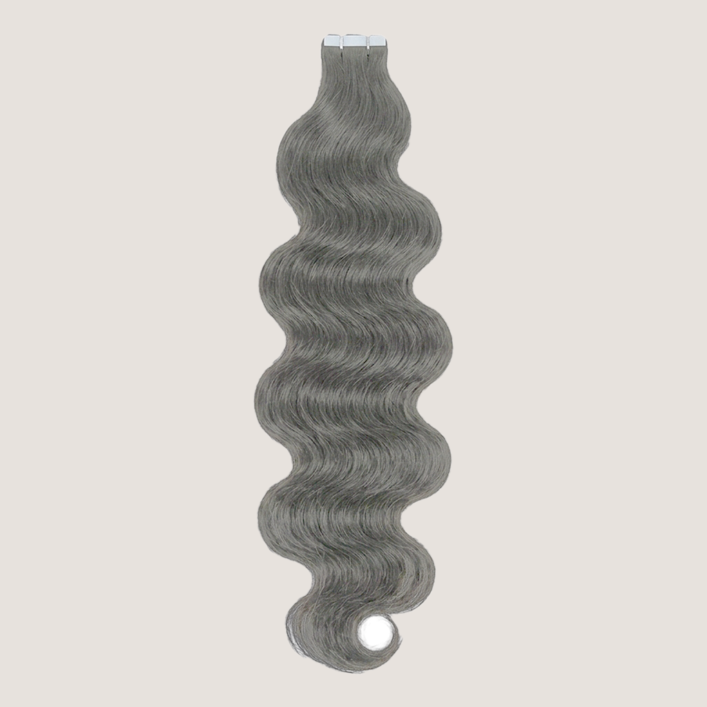 Tape in Extension - Kim K Wavy 22” Silver Blonde (150g)