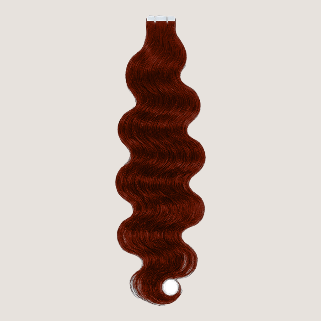 Tape in Extension - Kim K Wavy 24” Auburn (150g)