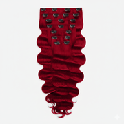 Tape in Extension - Natural Wavy 30” Bright Red