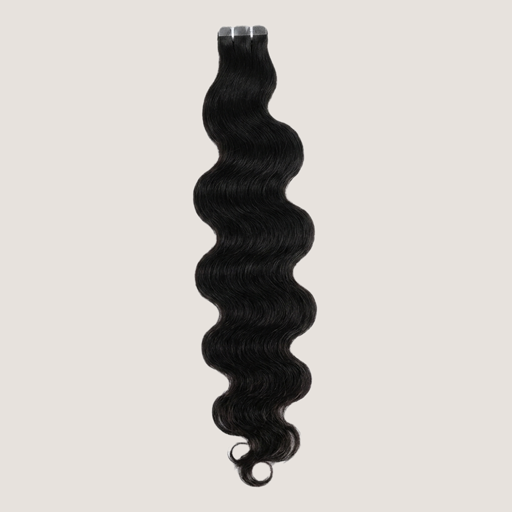 Tape in Extension - Natural Wavy 26” Jet Black (100g)