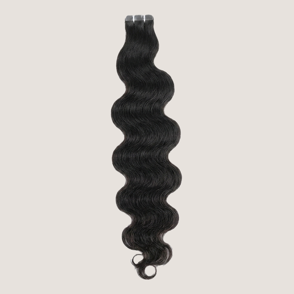 Tape in Extension - Natural Wavy 20” Ash Black (200g)