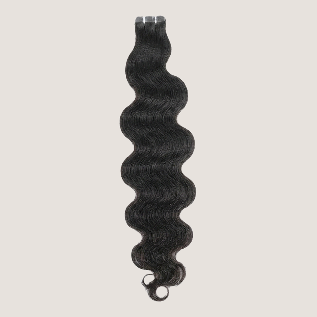 Tape in Extension - Natural Wavy 28” Natural Black (150g)