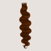 Tape in Extension - Natural Wavy 22” Light Chestnut Brown (150g)