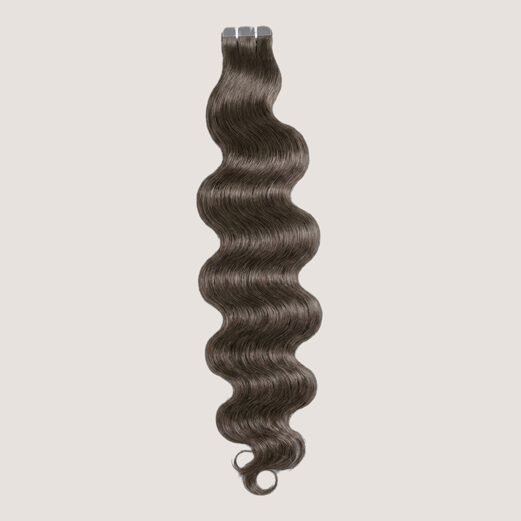 Tape in Extension - Natural Wavy 22” Dark Ash Blonde (200g)