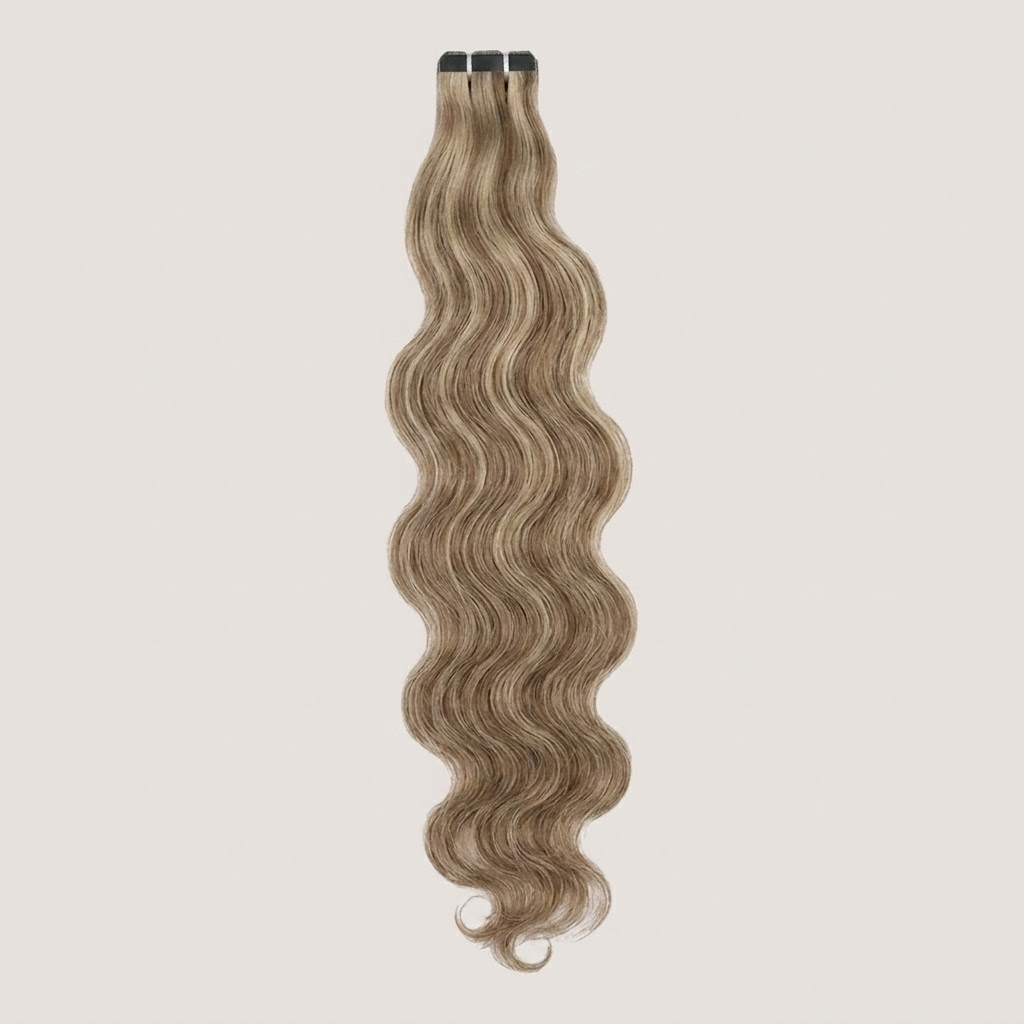 Tape in Extension - Natural Wavy 22” Dirty Blonde V2 (200g)