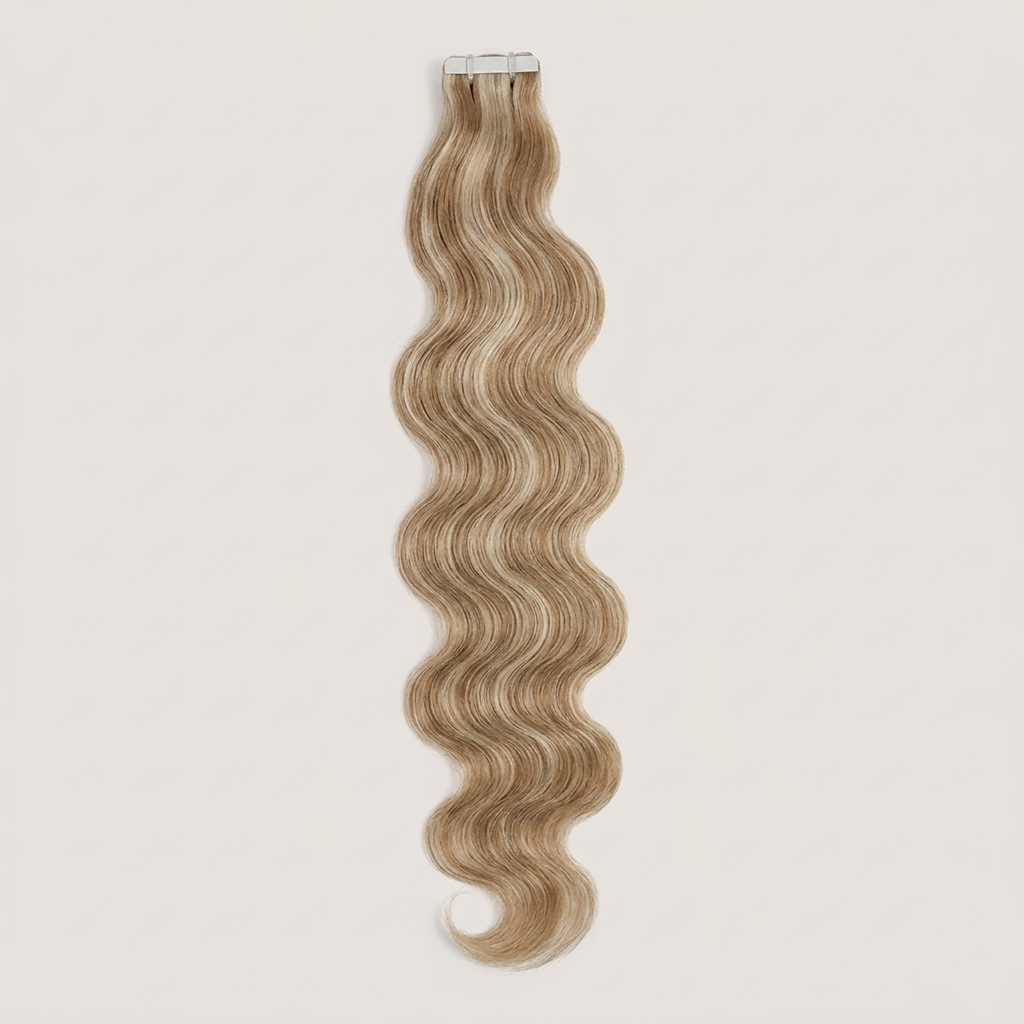 Tape in Extension - Natural Wavy 22” Latte (200g)