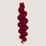 Tape in Extension - Natural Wavy 20” Bright Red (150g)