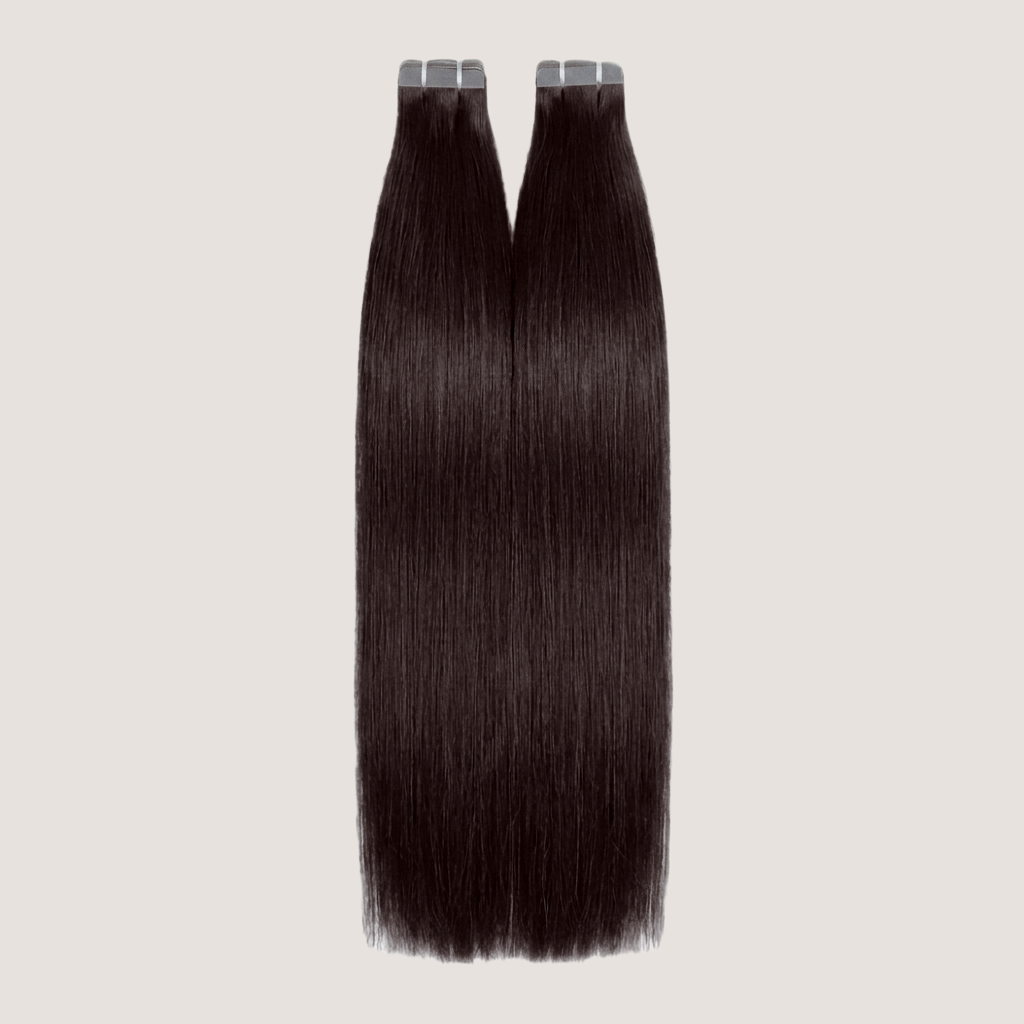 Tape in Extension - Straight 26” Dark Chestnut Brown (100g)