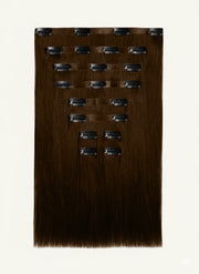 Seamless Clip in Extension - Straight 32” Medium Brown