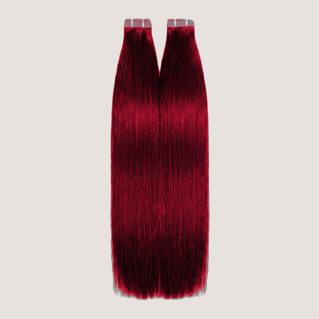 Tape in Extension - Straight 20” Bright Red (150g)