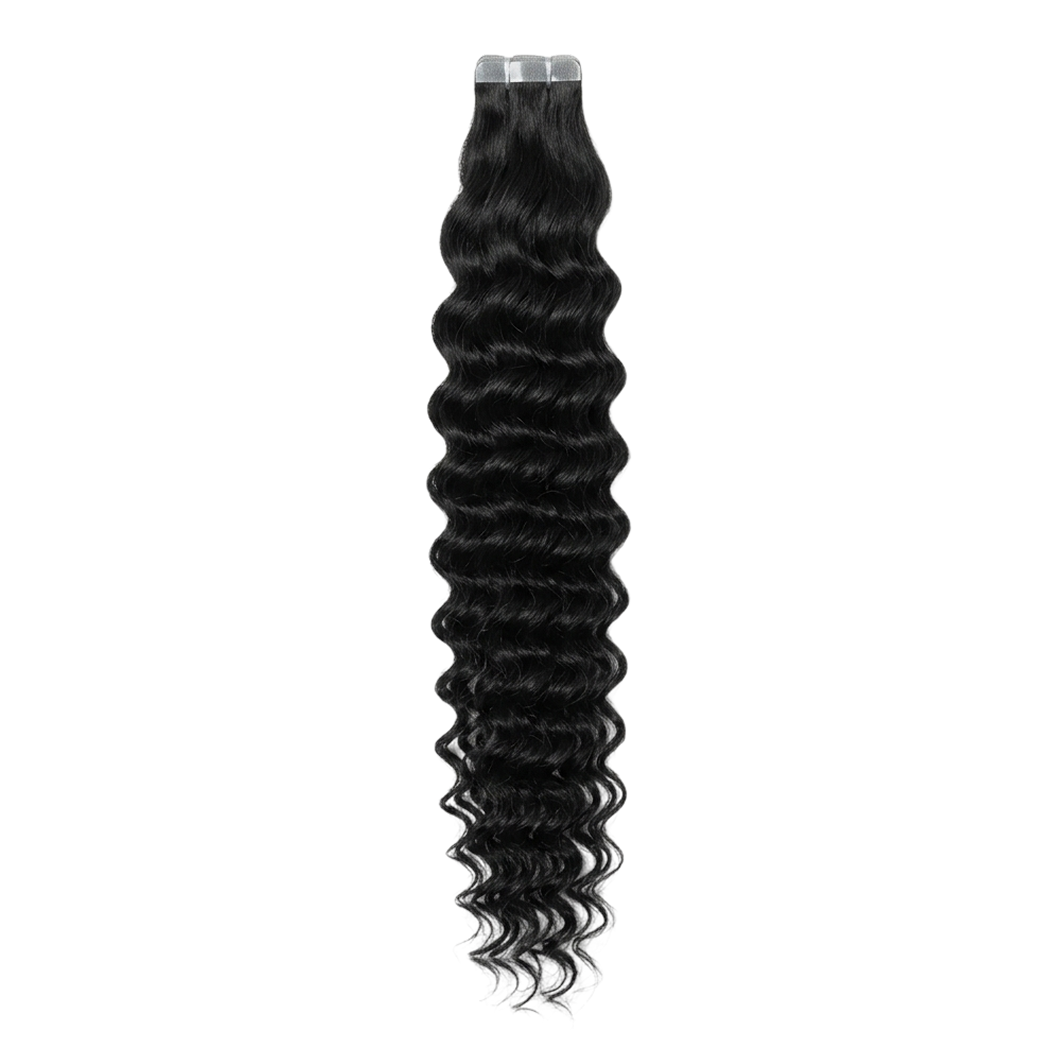 Tape in Extension - Deep Curly 18” Bright Red (150g)