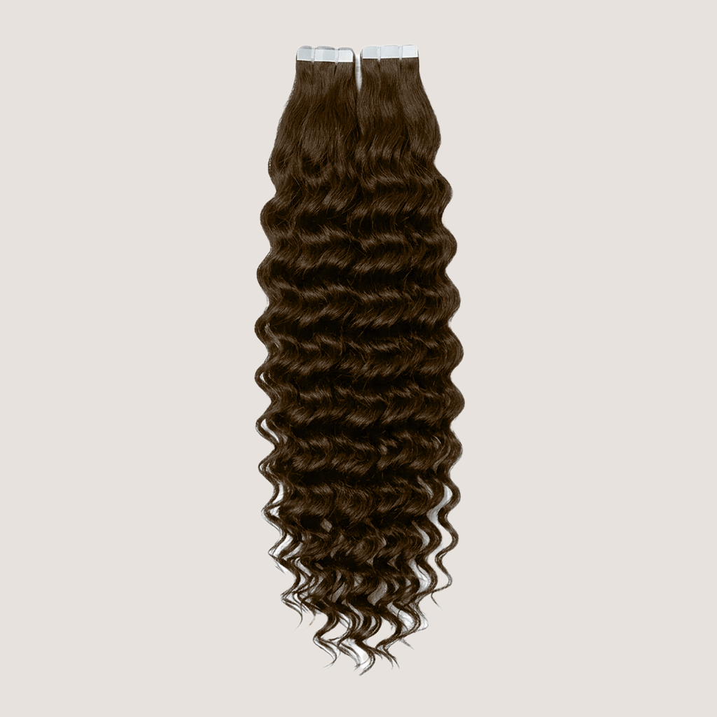 Tape in Extension - Water Wavy 28” Light Ash Brown (150g)