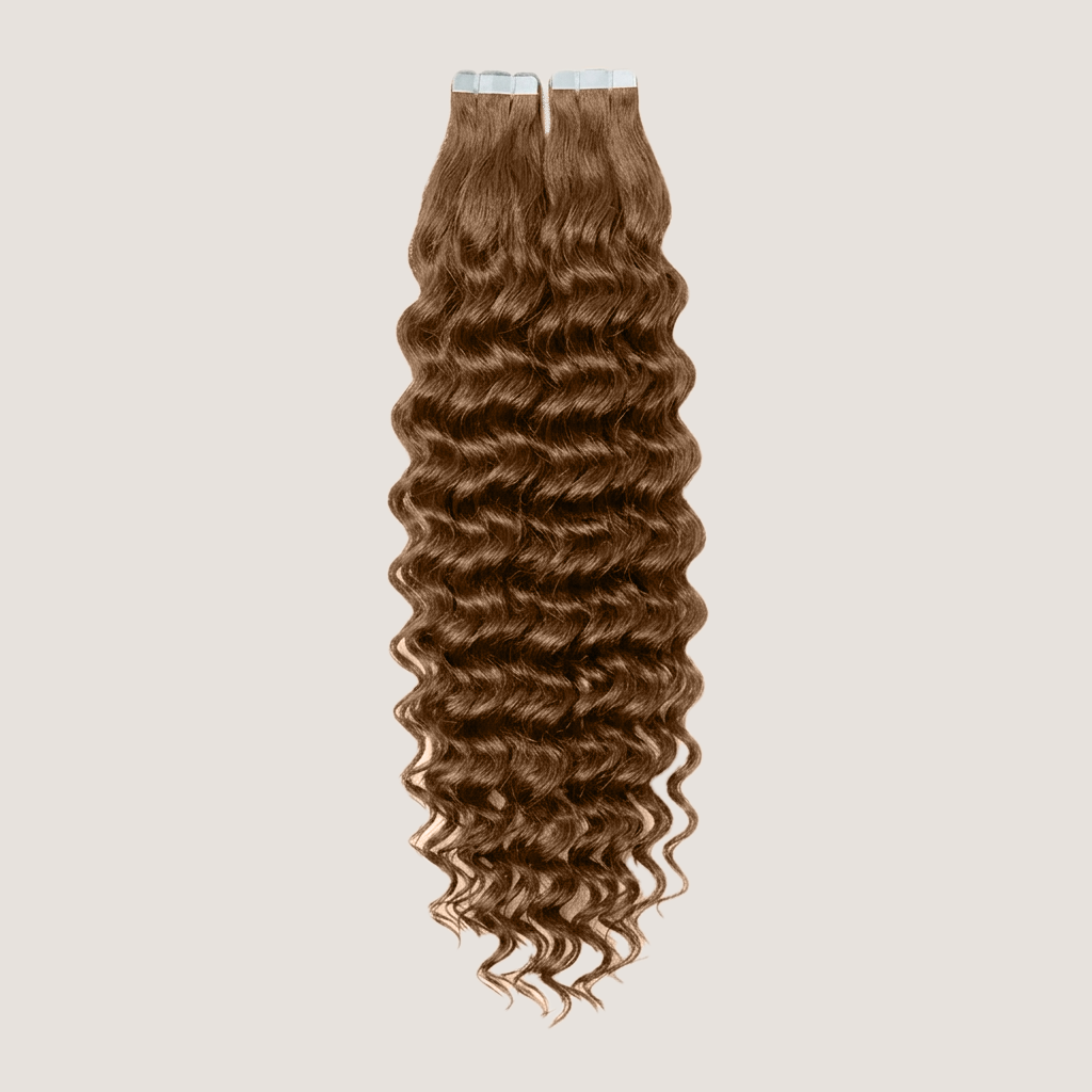 Tape in Extension - Water Wavy 20” Amber (200g)