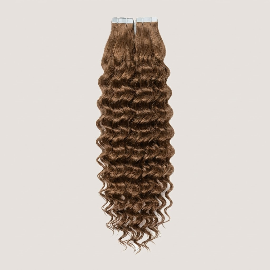 Tape in Extension - Water Wavy 20” Light Brown V2 (200g)