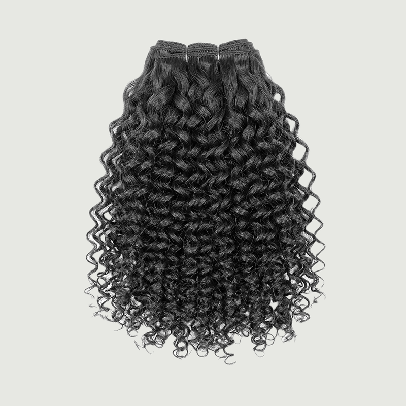Weft - Deep Curly 18” Natural Black (200g)
