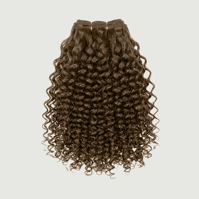 Weft - Deep Curly 32” Light Ash Brown (200g)