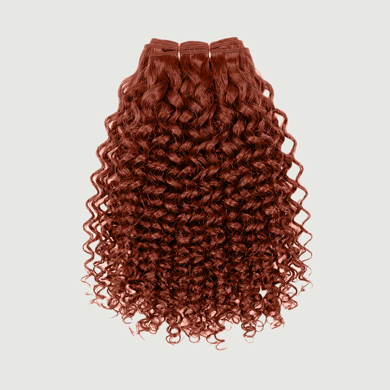 Weft - Deep Curly 30” Auburn (200g)
