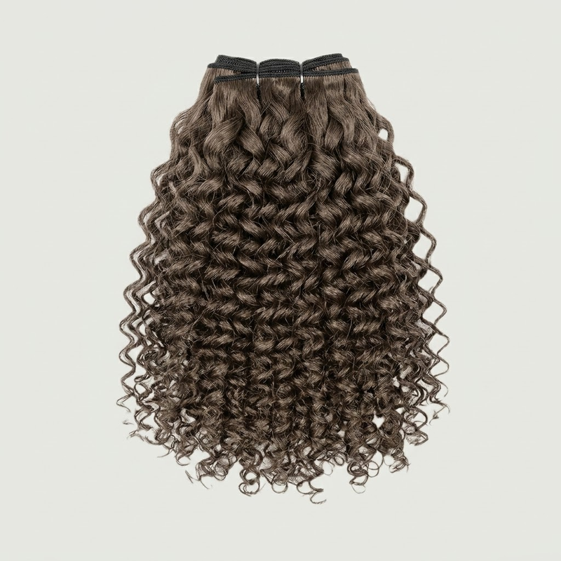 Weft - Deep Curly 28” Dark Ash Blonde (100g)