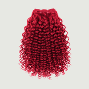 Weft - Deep Curly 32” Bright Red (200g)