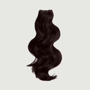 Weft - Natural Wavy 18” Dark Chestnut Brown (200g)