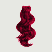 Weft - Natural Wavy 22” Bright Red (100g)
