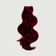Weft - Natural Wavy 28” Deep Red (150g)