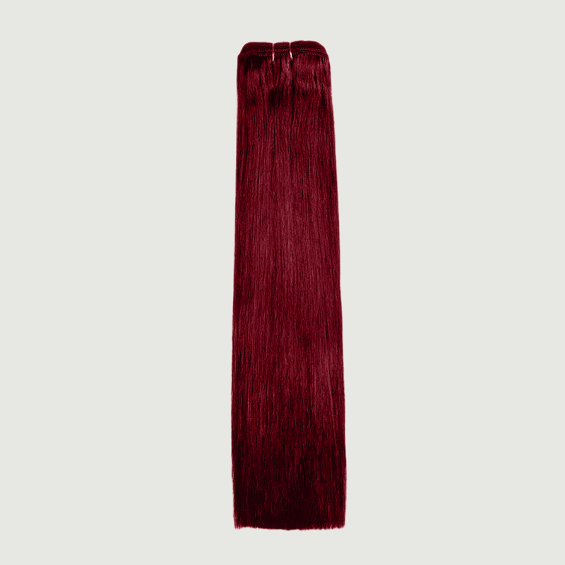 Weft - Straight 24” Deep Red (150g)