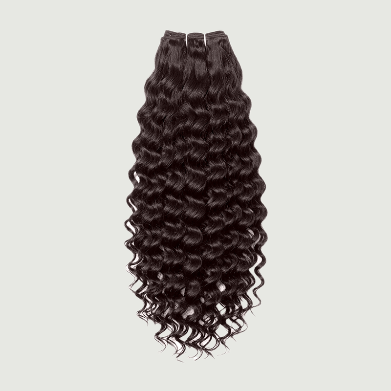 Weft - Water Wavy 16” Dark Chestnut Brown (100g)