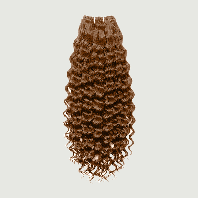 Weft - Water Wavy 20” Light Brown (200g)